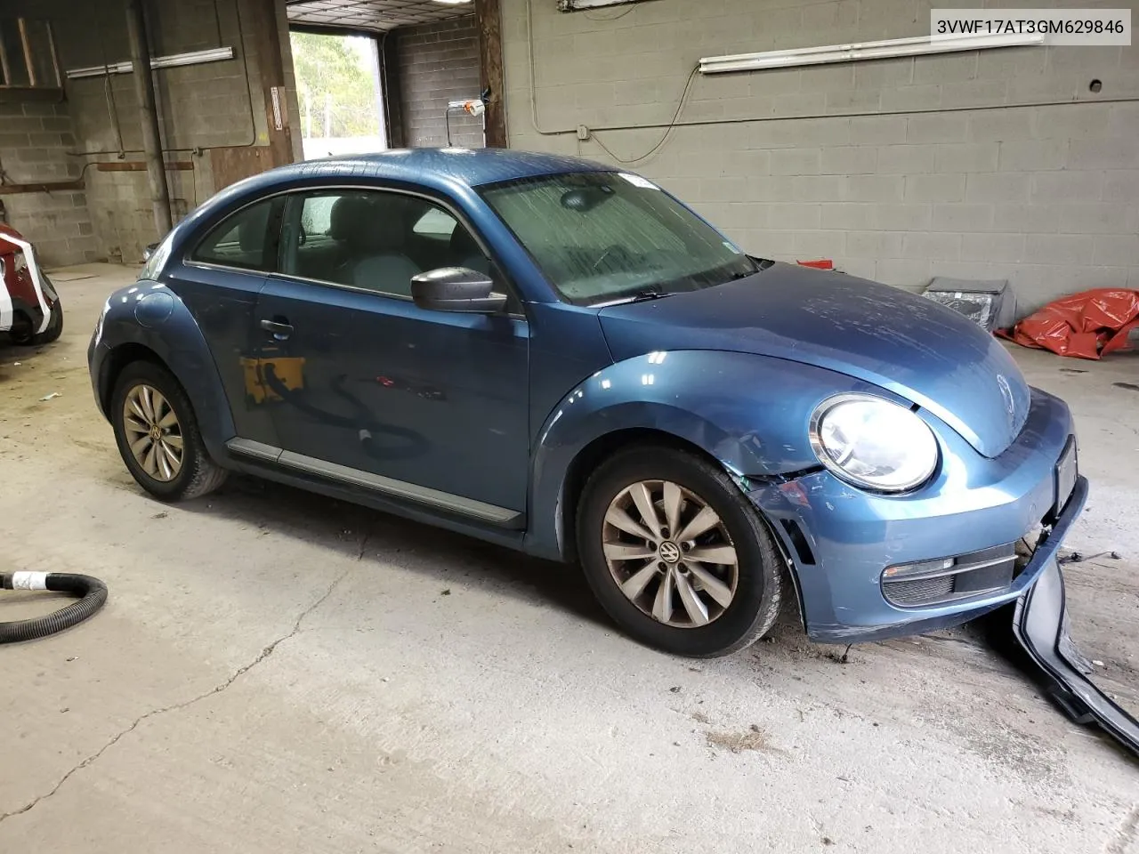 2016 Volkswagen Beetle 1.8T VIN: 3VWF17AT3GM629846 Lot: 71072554