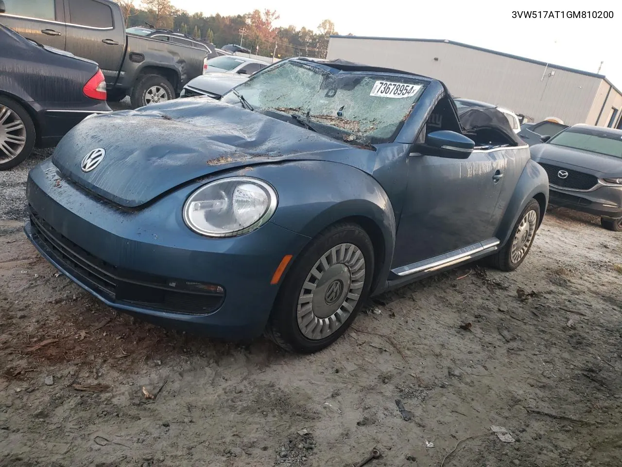 2016 Volkswagen Beetle S/Se VIN: 3VW517AT1GM810200 Lot: 73678954