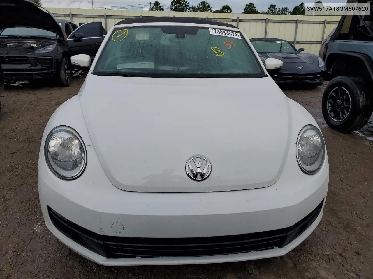 3VW517AT8GM807620 2016 Volkswagen Beetle S/Se