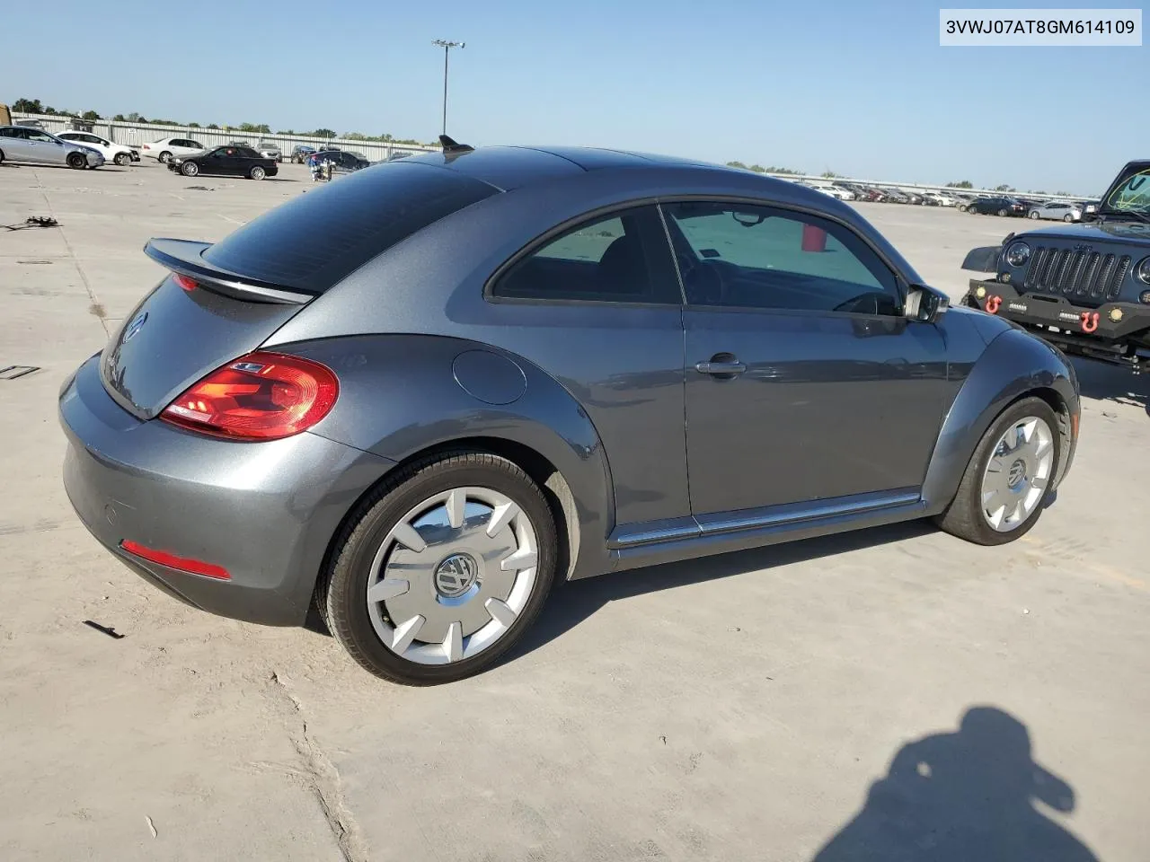 2016 Volkswagen Beetle Se VIN: 3VWJ07AT8GM614109 Lot: 74291914