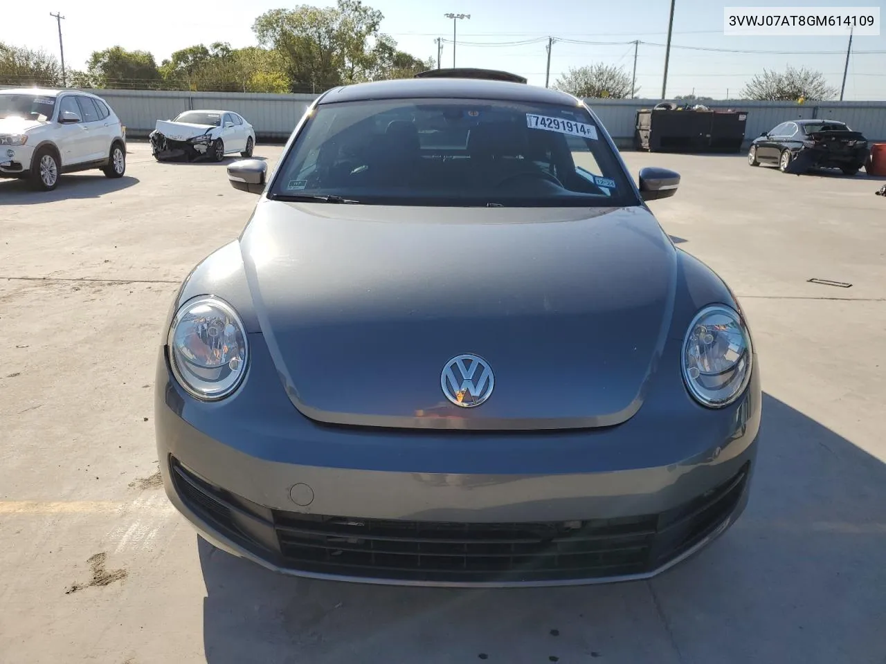 2016 Volkswagen Beetle Se VIN: 3VWJ07AT8GM614109 Lot: 74291914