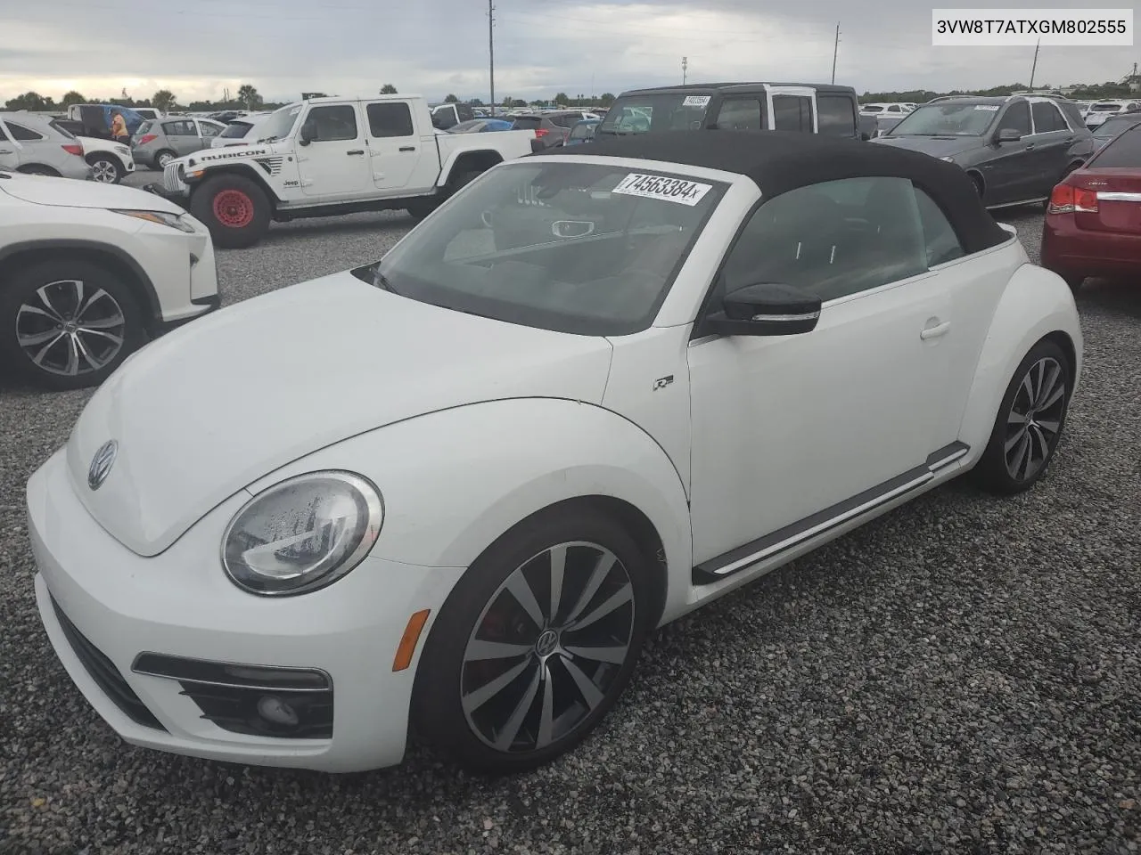 3VW8T7ATXGM802555 2016 Volkswagen Beetle R-Line