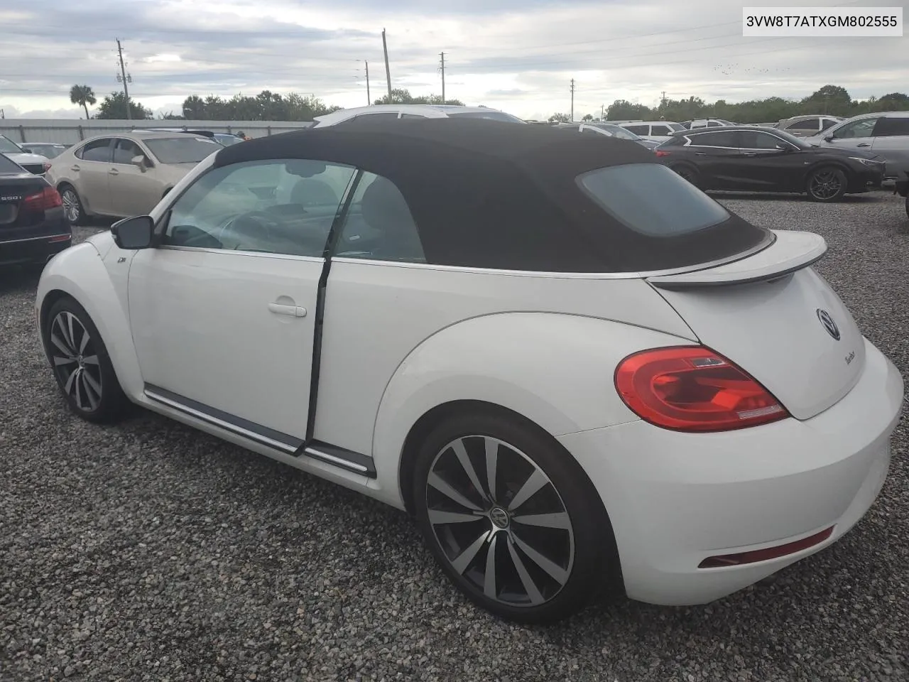 3VW8T7ATXGM802555 2016 Volkswagen Beetle R-Line