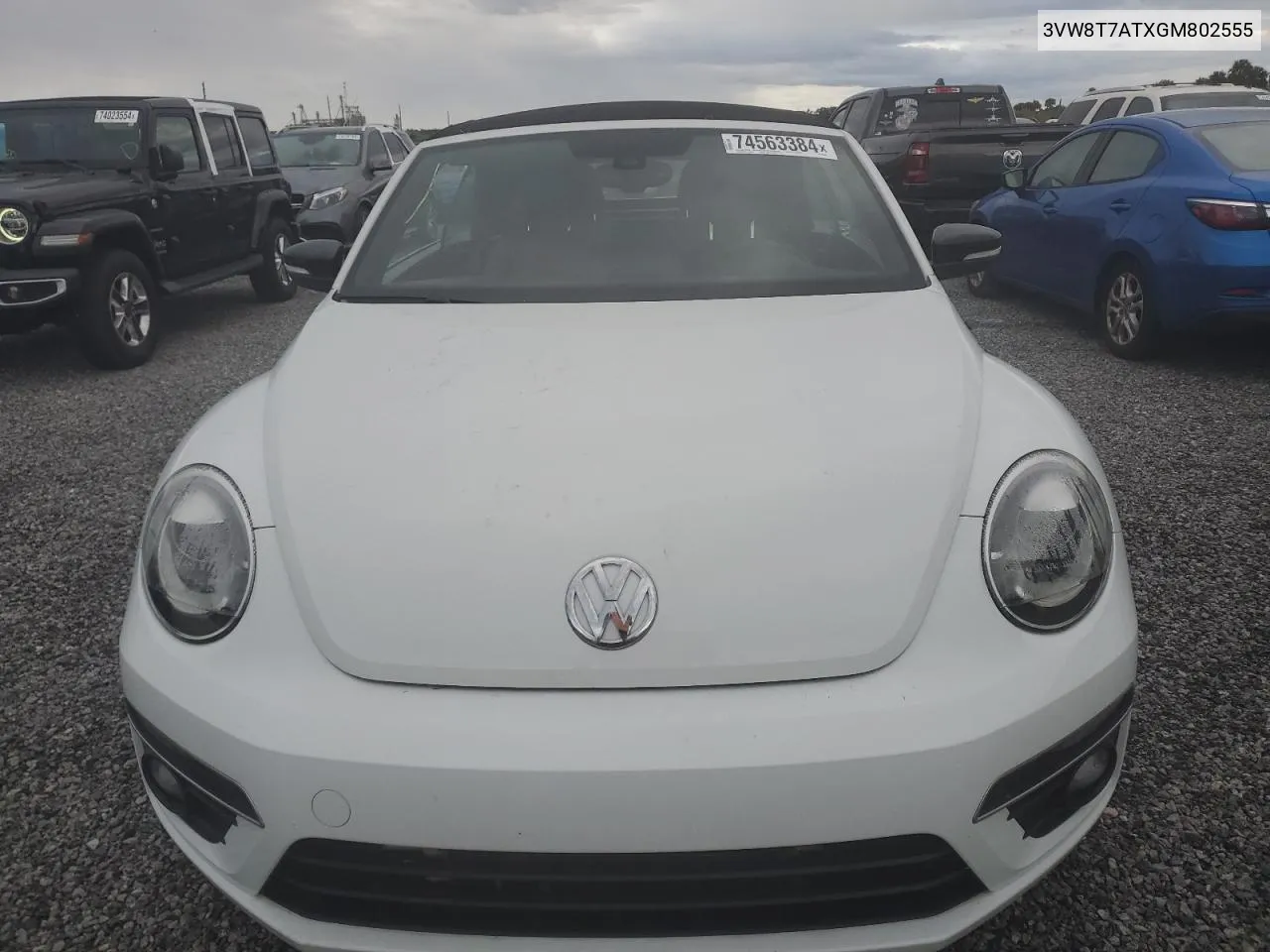 2016 Volkswagen Beetle R-Line VIN: 3VW8T7ATXGM802555 Lot: 74563384