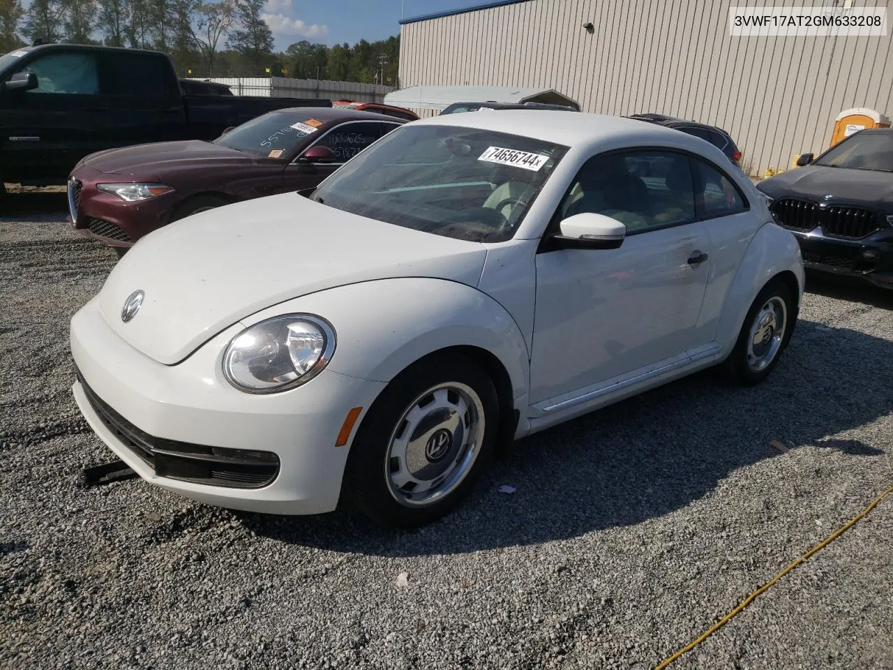 3VWF17AT2GM633208 2016 Volkswagen Beetle 1.8T