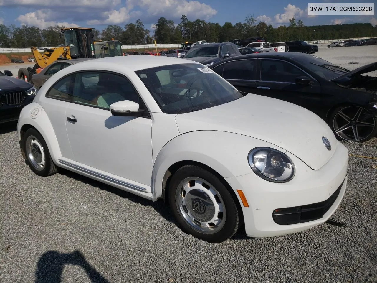 2016 Volkswagen Beetle 1.8T VIN: 3VWF17AT2GM633208 Lot: 74656744