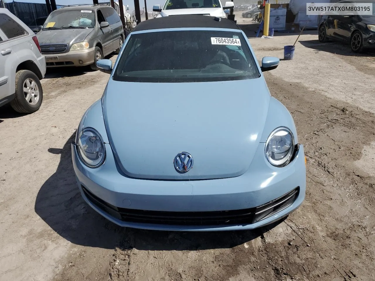 2016 Volkswagen Beetle S/Se VIN: 3VW517ATXGM803195 Lot: 76043564