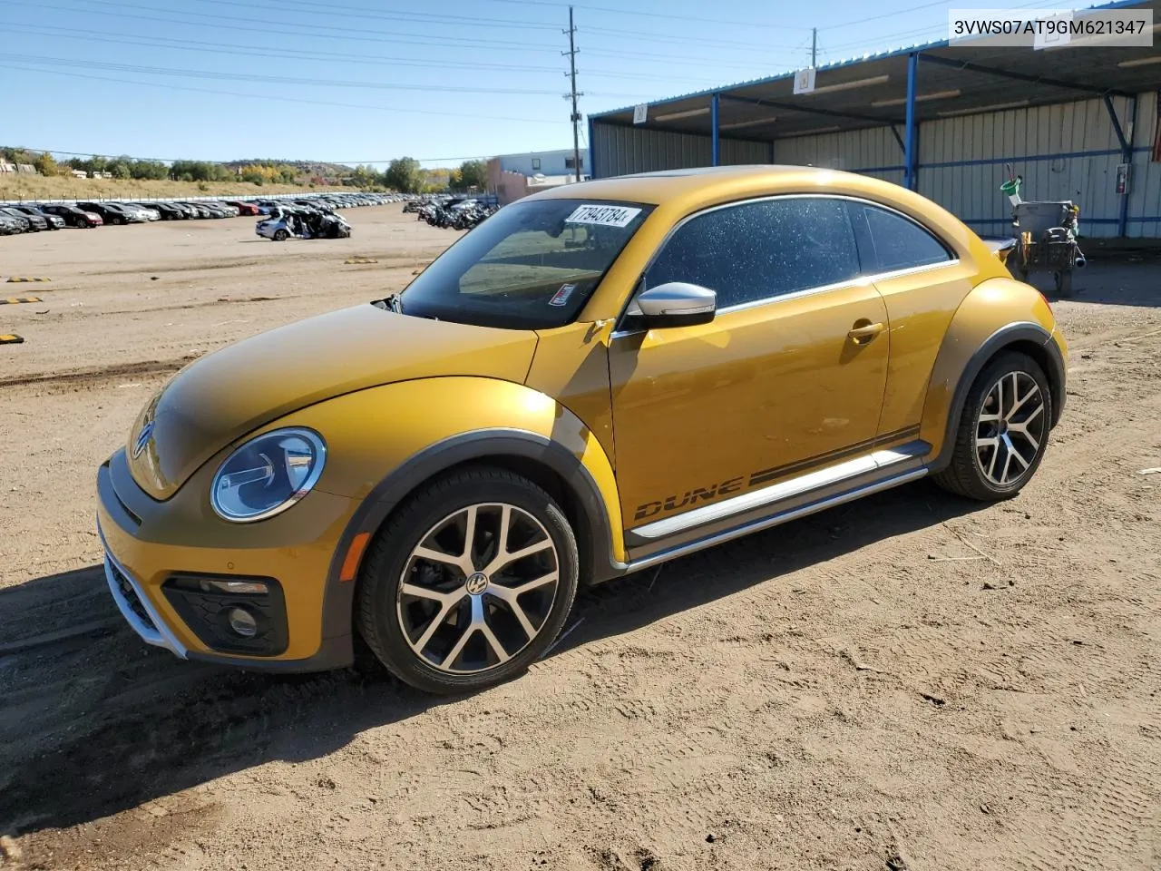 2016 Volkswagen Beetle Dune VIN: 3VWS07AT9GM621347 Lot: 77943784