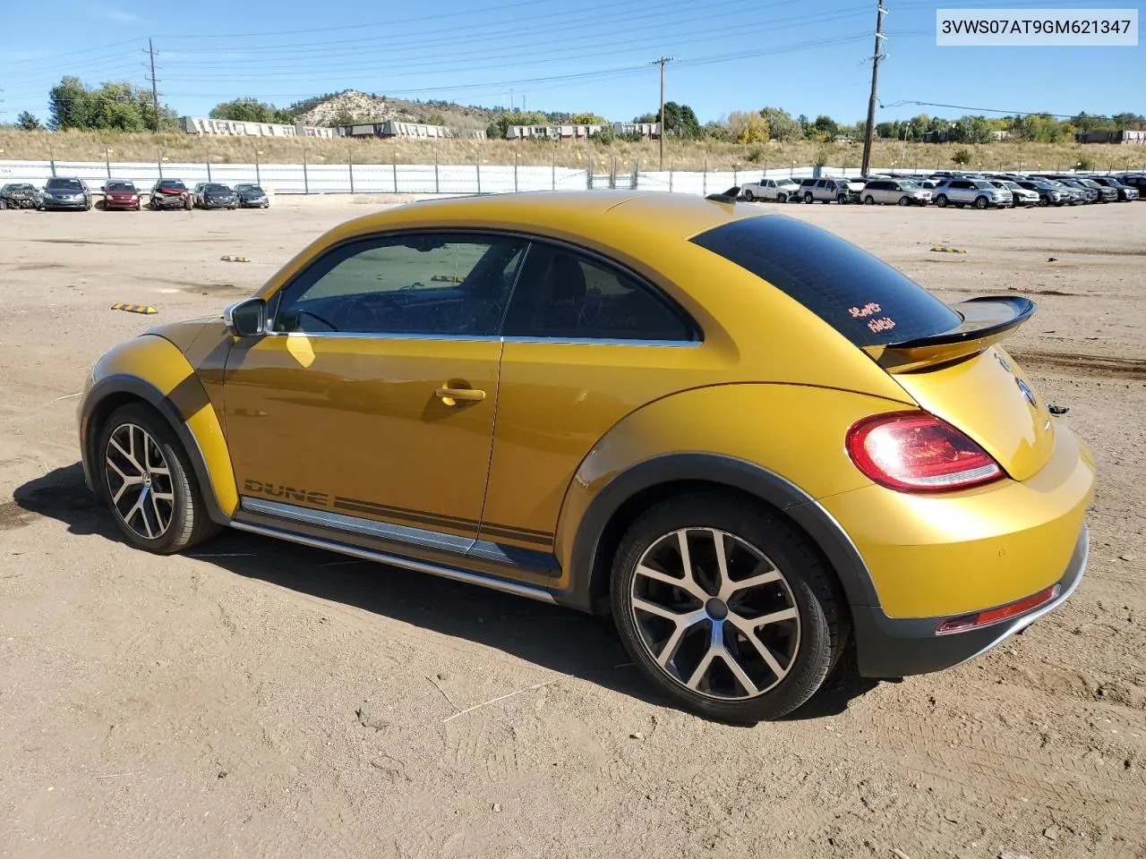 2016 Volkswagen Beetle Dune VIN: 3VWS07AT9GM621347 Lot: 77943784