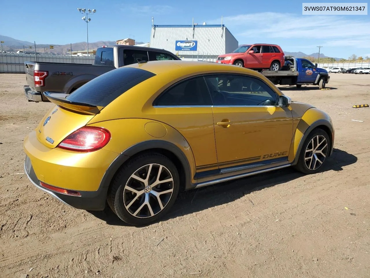 2016 Volkswagen Beetle Dune VIN: 3VWS07AT9GM621347 Lot: 77943784