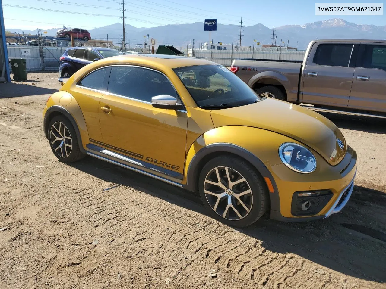 2016 Volkswagen Beetle Dune VIN: 3VWS07AT9GM621347 Lot: 77943784