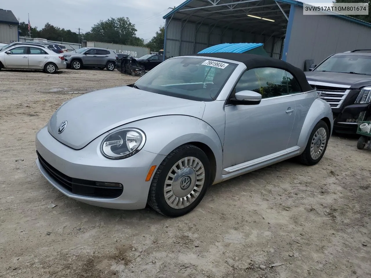 2016 Volkswagen Beetle S/Se VIN: 3VW517AT1GM801674 Lot: 79919934