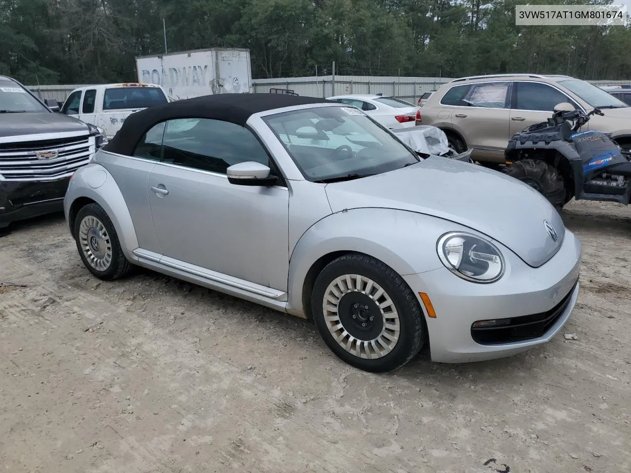 2016 Volkswagen Beetle S/Se VIN: 3VW517AT1GM801674 Lot: 79919934