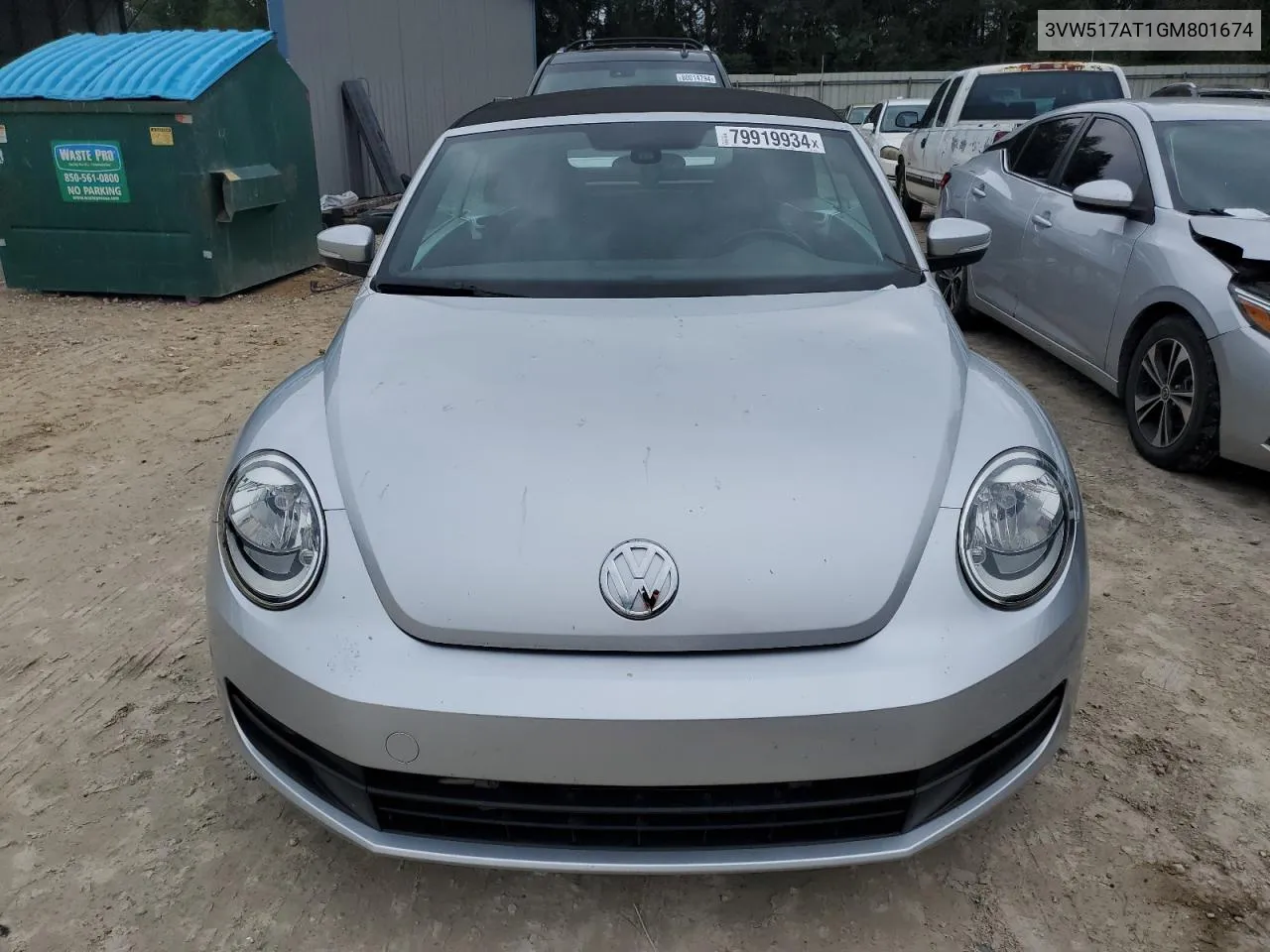 2016 Volkswagen Beetle S/Se VIN: 3VW517AT1GM801674 Lot: 79919934