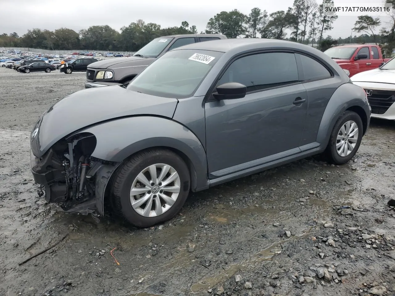 2016 Volkswagen Beetle 1.8T VIN: 3VWF17AT7GM635116 Lot: 79932854