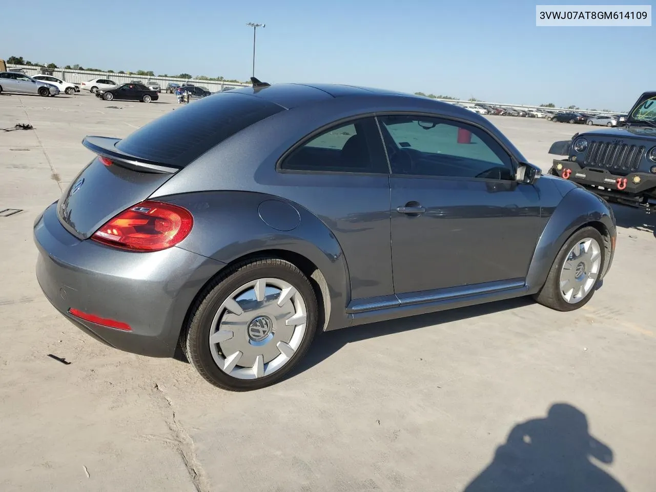 2016 Volkswagen Beetle Se VIN: 3VWJ07AT8GM614109 Lot: 80027214