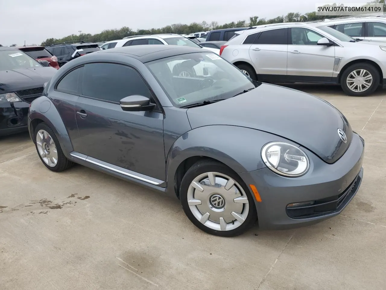 2016 Volkswagen Beetle Se VIN: 3VWJ07AT8GM614109 Lot: 80027214