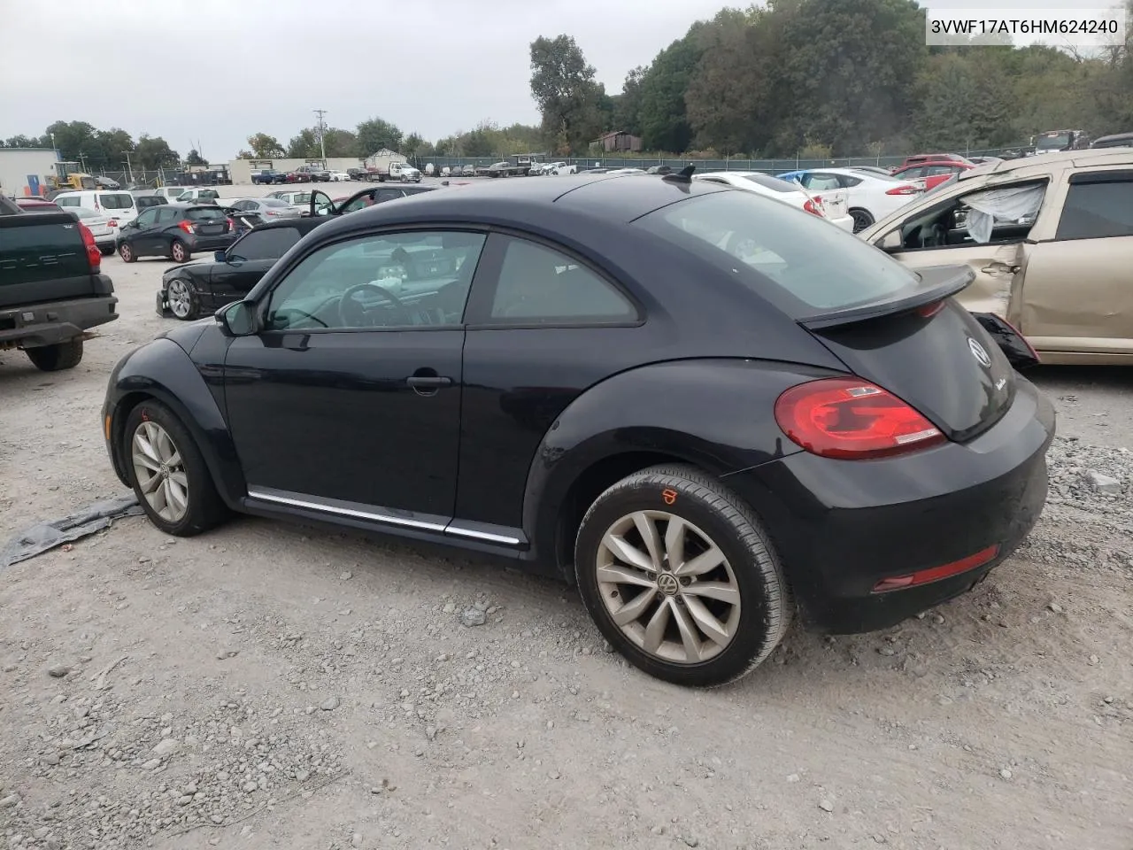 2017 Volkswagen Beetle 1.8T VIN: 3VWF17AT6HM624240 Lot: 48235774