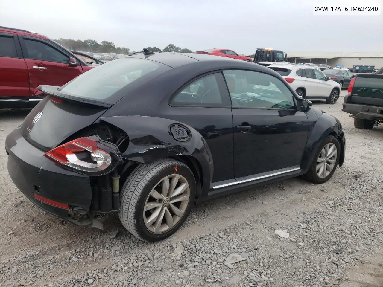 2017 Volkswagen Beetle 1.8T VIN: 3VWF17AT6HM624240 Lot: 48235774