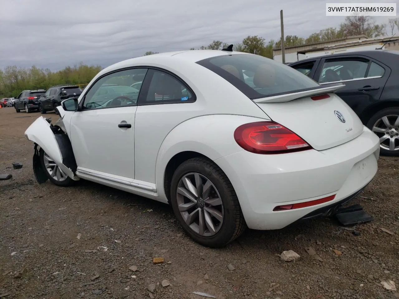 2017 Volkswagen Beetle 1.8T VIN: 3VWF17AT5HM619269 Lot: 52491834