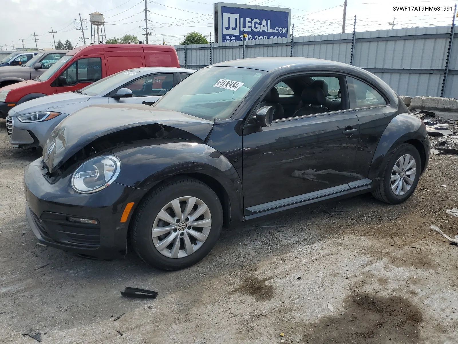 2017 Volkswagen Beetle 1.8T VIN: 3VWF17AT9HM631991 Lot: 64106484