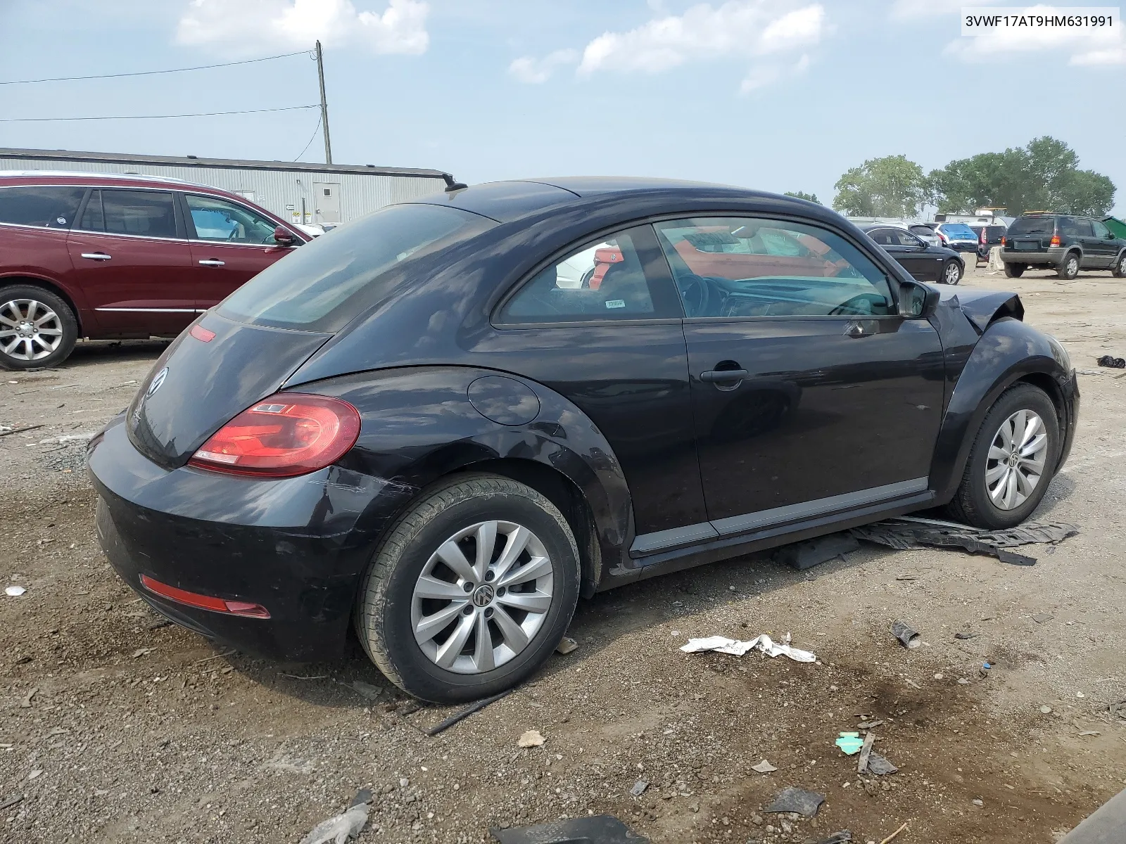 2017 Volkswagen Beetle 1.8T VIN: 3VWF17AT9HM631991 Lot: 64106484