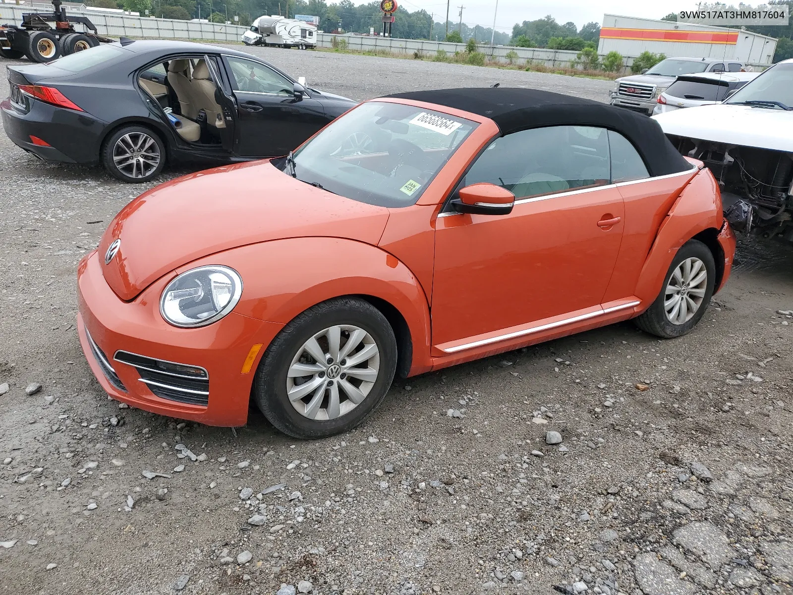 2017 Volkswagen Beetle S/Se VIN: 3VW517AT3HM817604 Lot: 66568564