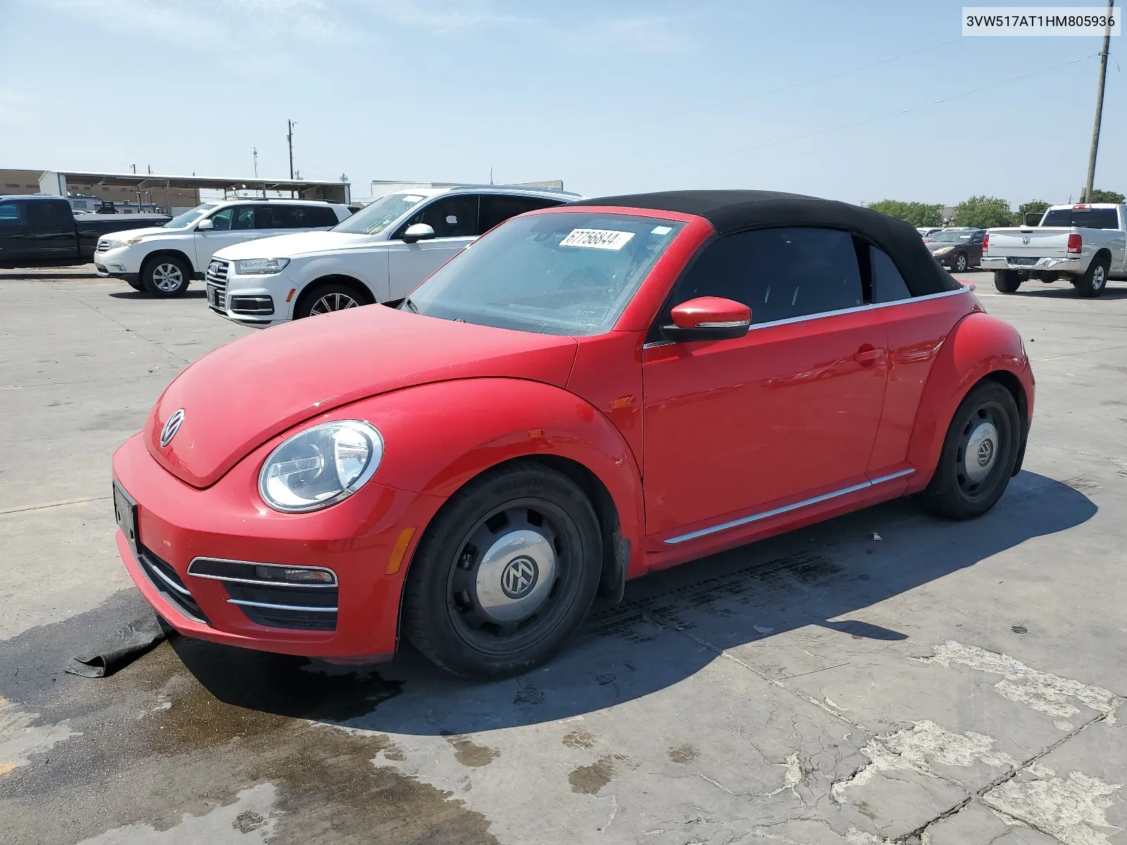 3VW517AT1HM805936 2017 Volkswagen Beetle S/Se