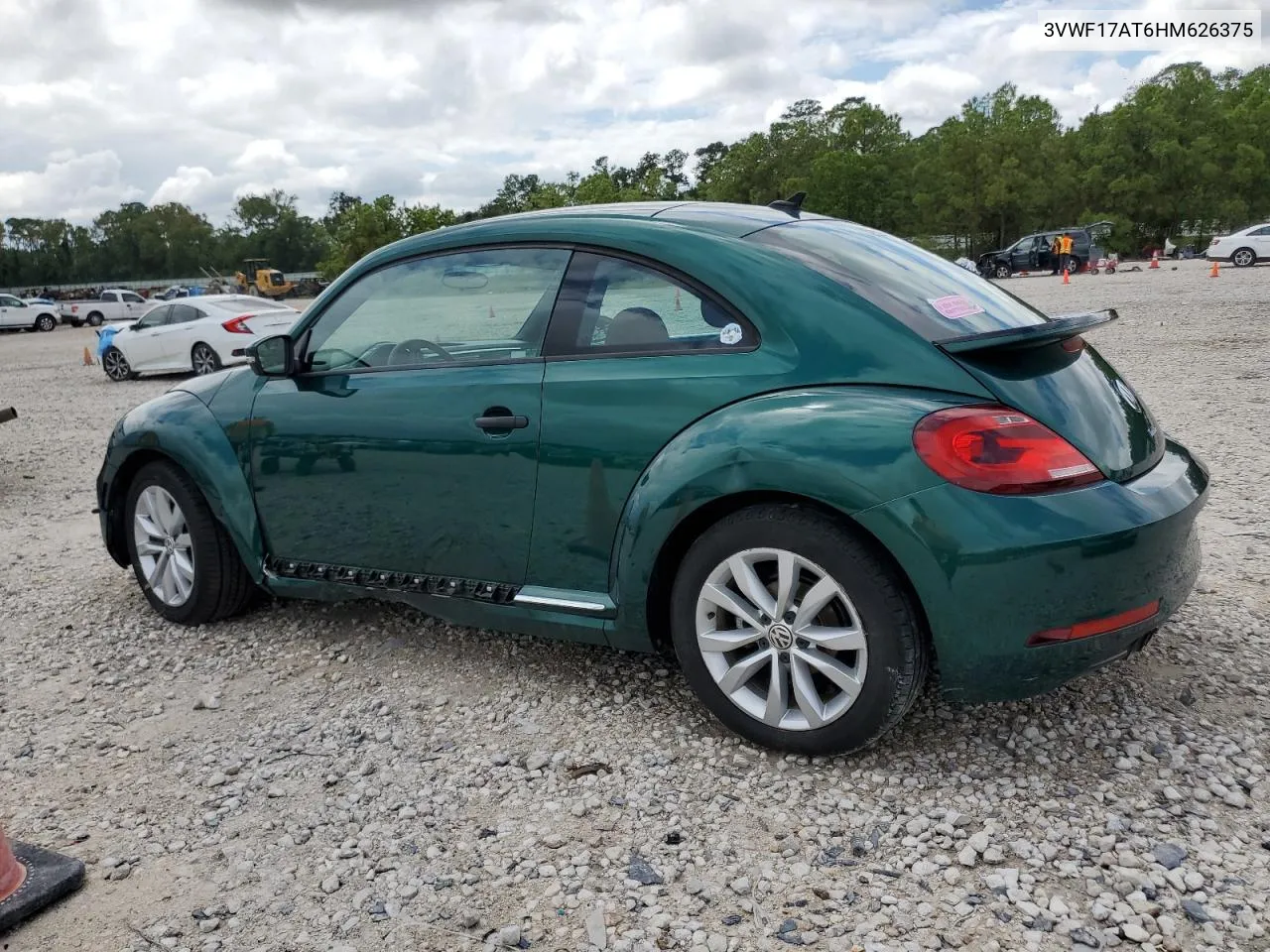 2017 Volkswagen Beetle 1.8T VIN: 3VWF17AT6HM626375 Lot: 69957894