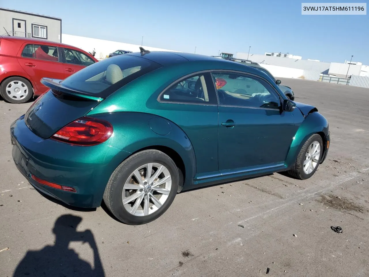 2017 Volkswagen Beetle Se VIN: 3VWJ17AT5HM611196 Lot: 75110544