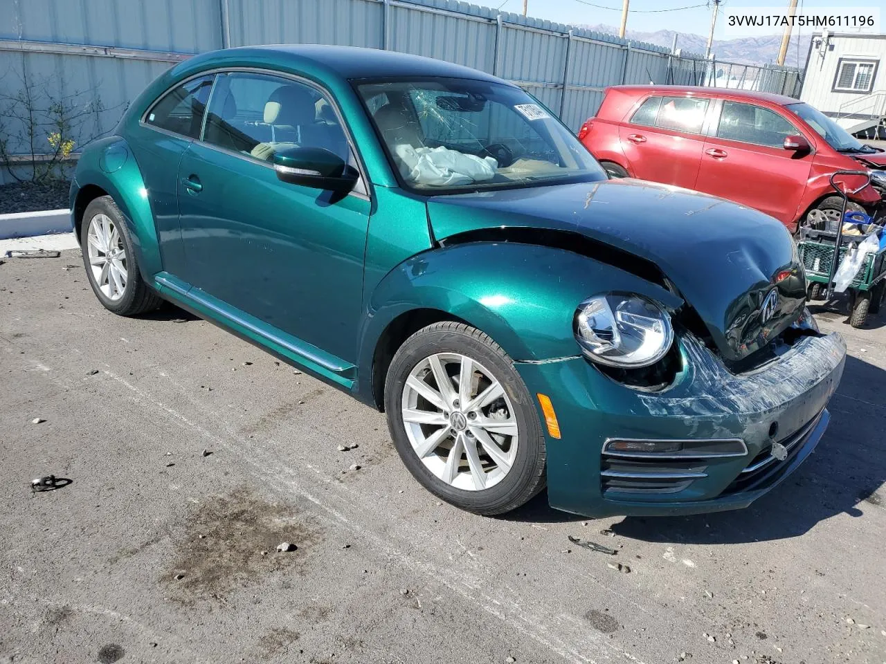 2017 Volkswagen Beetle Se VIN: 3VWJ17AT5HM611196 Lot: 75110544