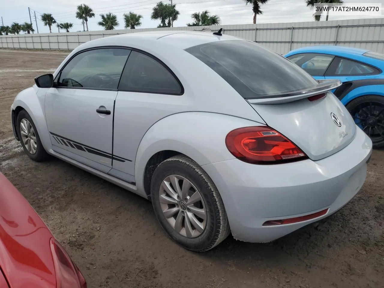 2017 Volkswagen Beetle 1.8T VIN: 3VWF17AT2HM624770 Lot: 76399854