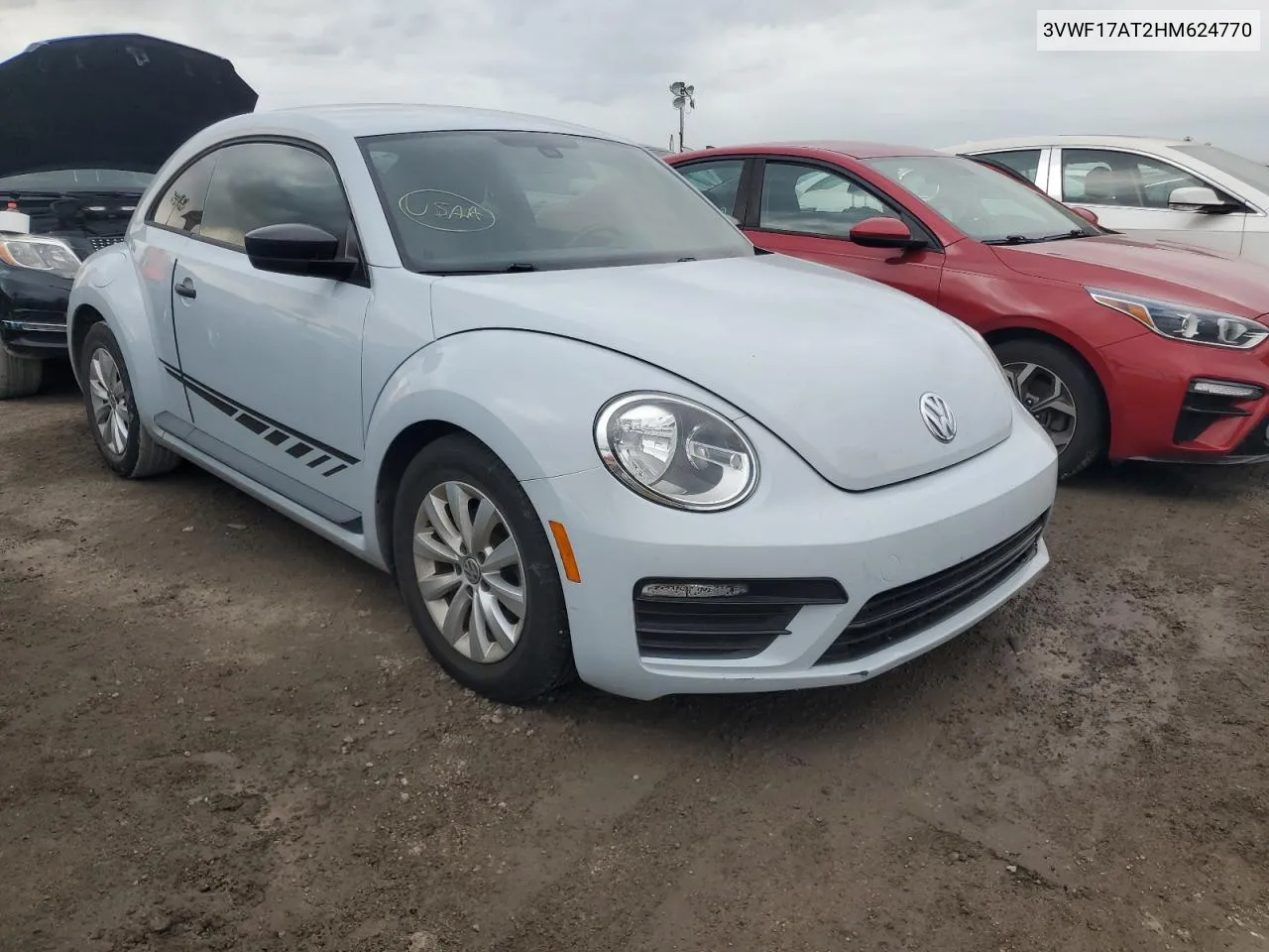 2017 Volkswagen Beetle 1.8T VIN: 3VWF17AT2HM624770 Lot: 76399854