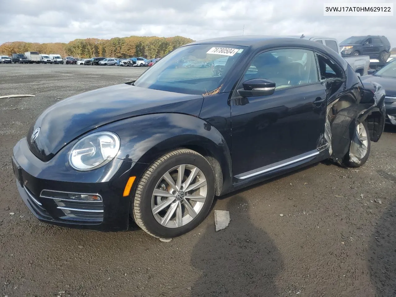 2017 Volkswagen Beetle Se VIN: 3VWJ17AT0HM629122 Lot: 78780504