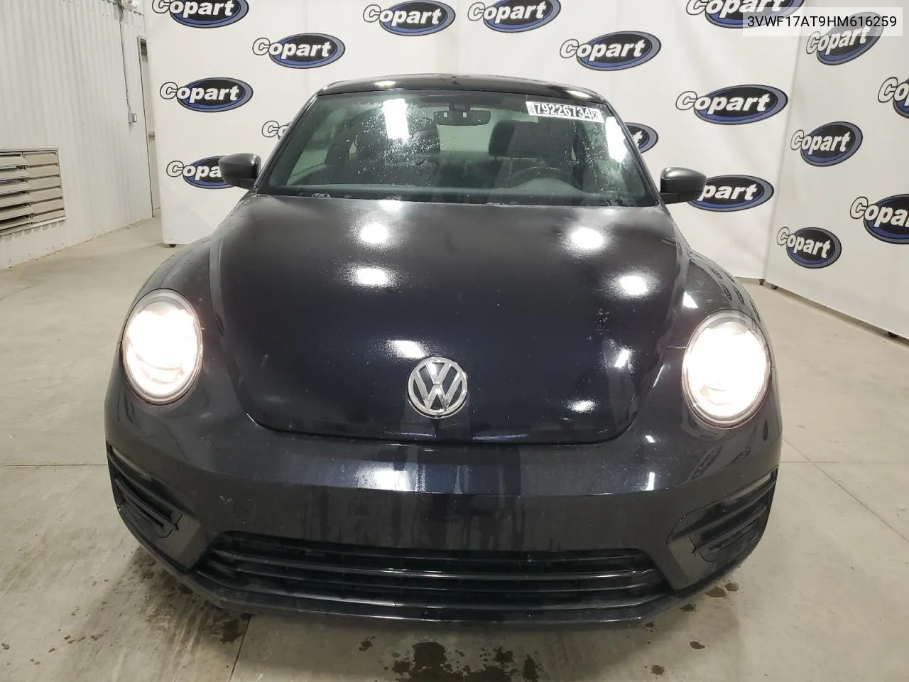 2017 Volkswagen Beetle 1.8T VIN: 3VWF17AT9HM616259 Lot: 79226734