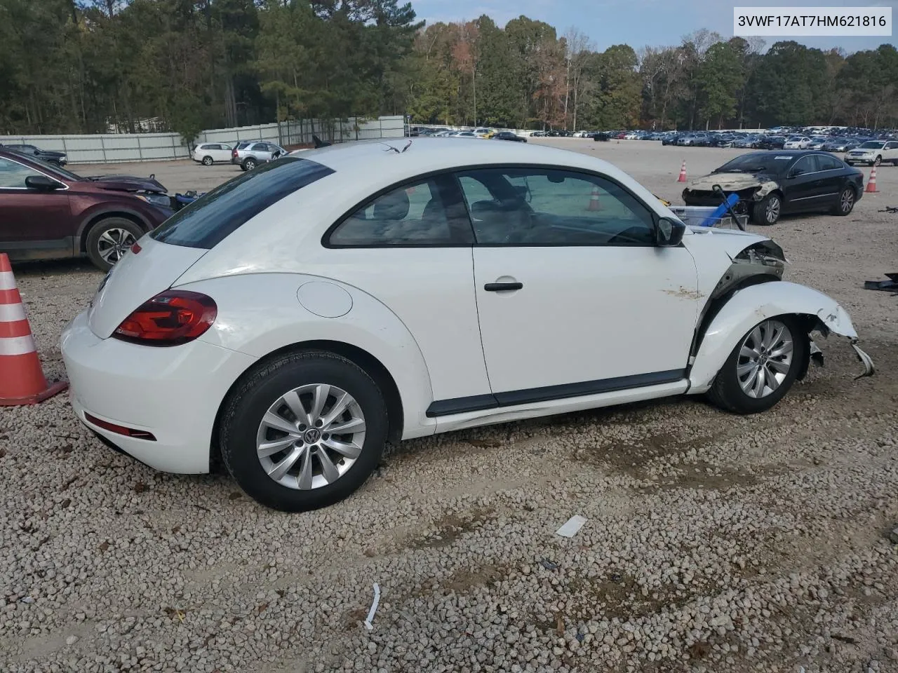 2017 Volkswagen Beetle 1.8T VIN: 3VWF17AT7HM621816 Lot: 80007654