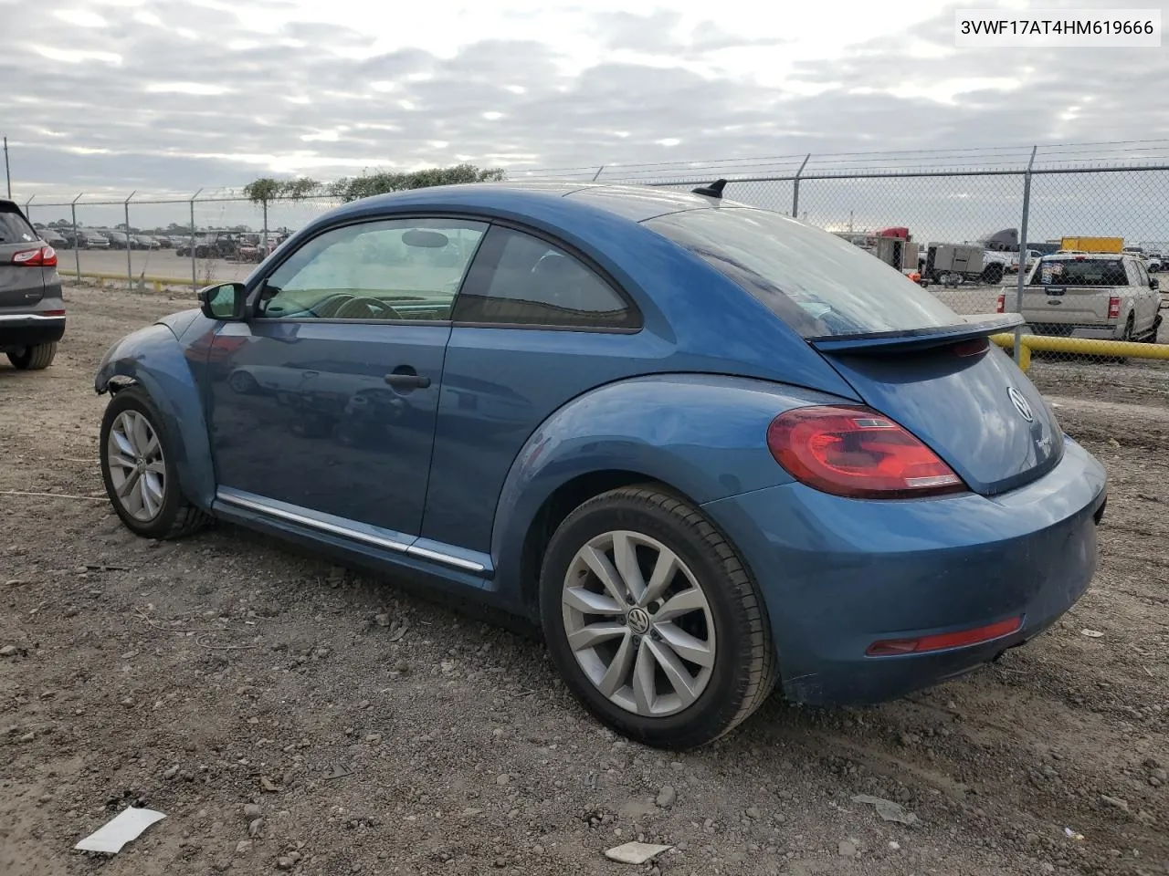 2017 Volkswagen Beetle 1.8T VIN: 3VWF17AT4HM619666 Lot: 80062204