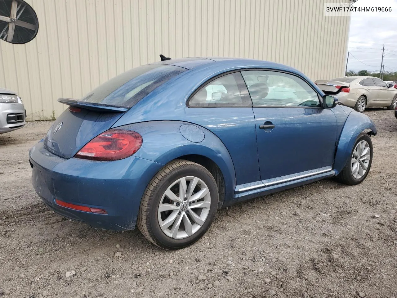 2017 Volkswagen Beetle 1.8T VIN: 3VWF17AT4HM619666 Lot: 80062204