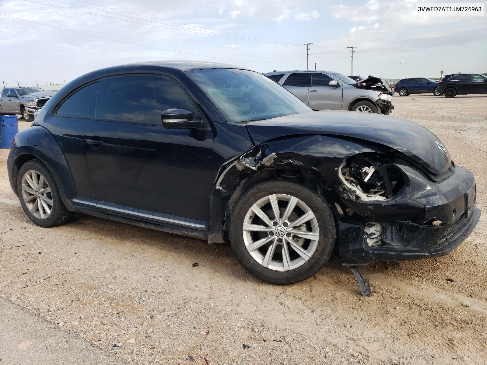 2018 Volkswagen Beetle S VIN: 3VWFD7AT1JM726963 Lot: 63879604