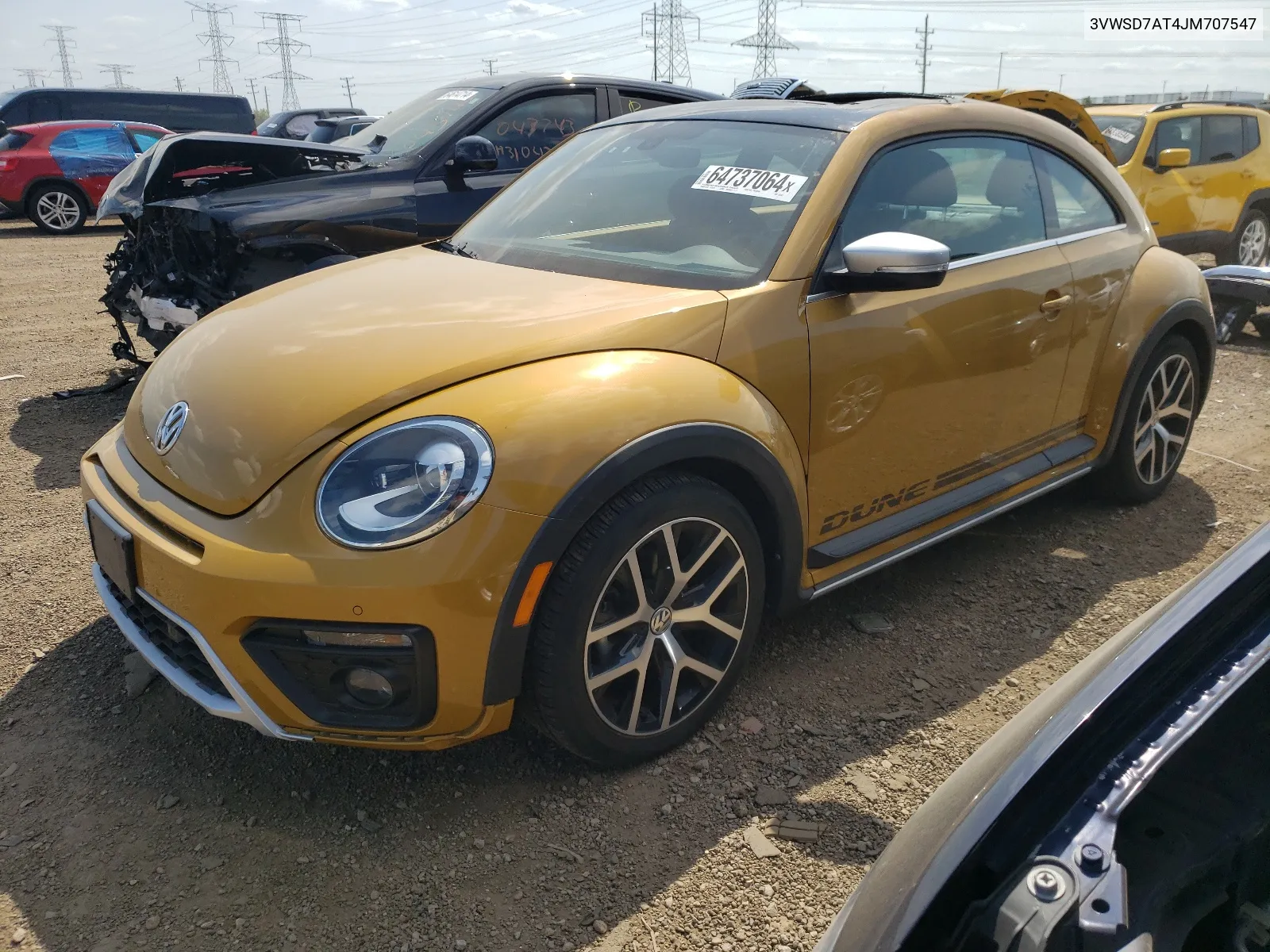 3VWSD7AT4JM707547 2018 Volkswagen Beetle Dune