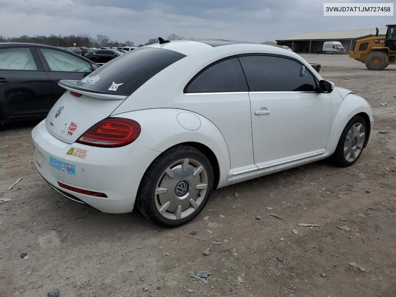 2018 Volkswagen Beetle Se VIN: 3VWJD7AT1JM727458 Lot: 69625164