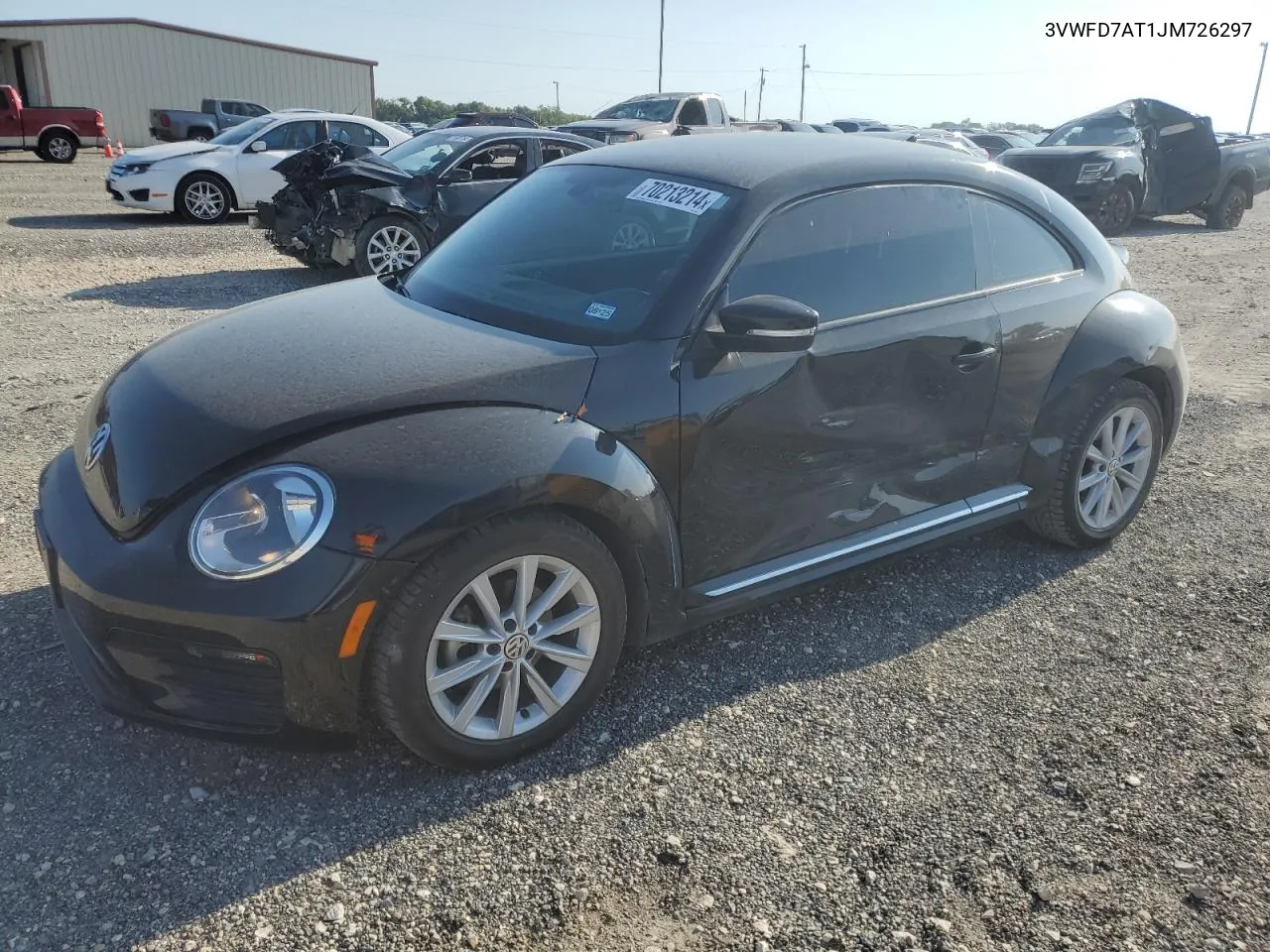 2018 Volkswagen Beetle S VIN: 3VWFD7AT1JM726297 Lot: 70213214