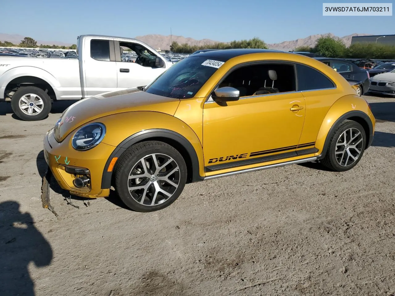 2018 Volkswagen Beetle Dune VIN: 3VWSD7AT6JM703211 Lot: 70434054