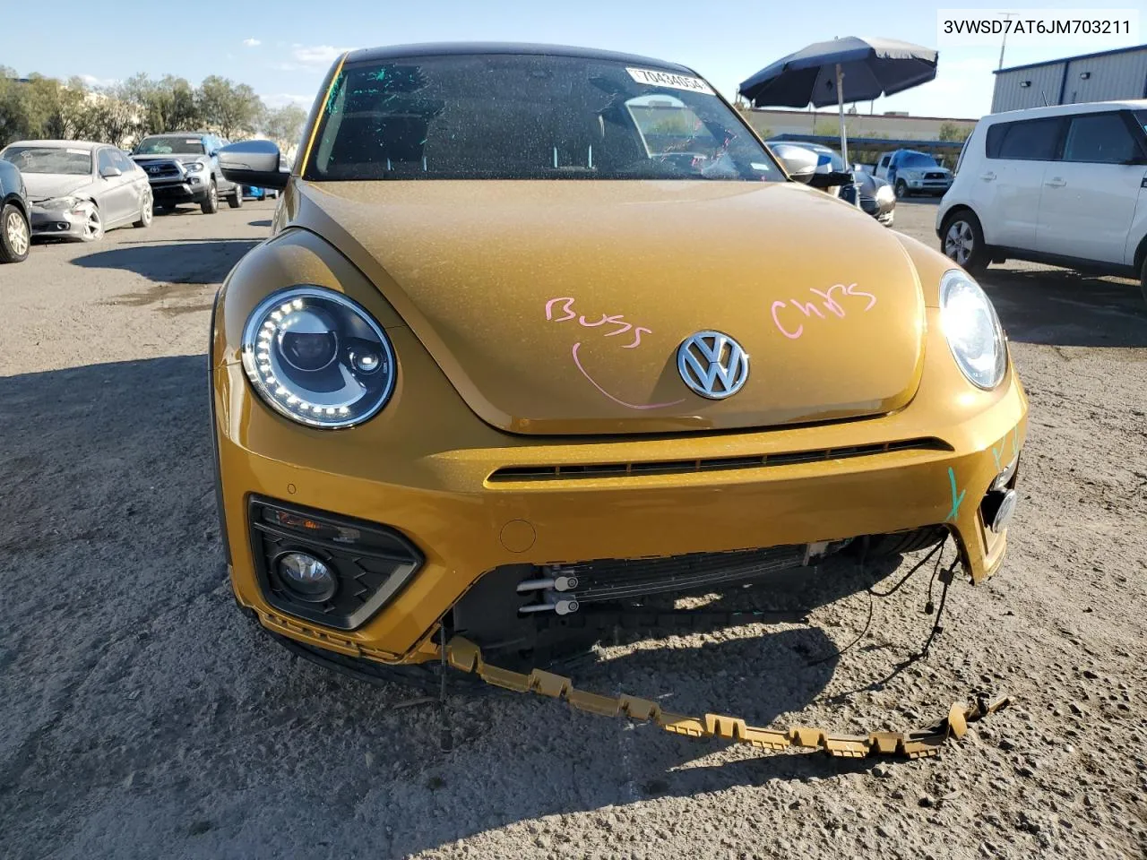 2018 Volkswagen Beetle Dune VIN: 3VWSD7AT6JM703211 Lot: 70434054