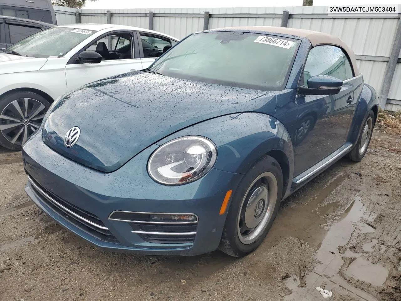 2018 Volkswagen Beetle S VIN: 3VW5DAAT0JM503404 Lot: 73866714