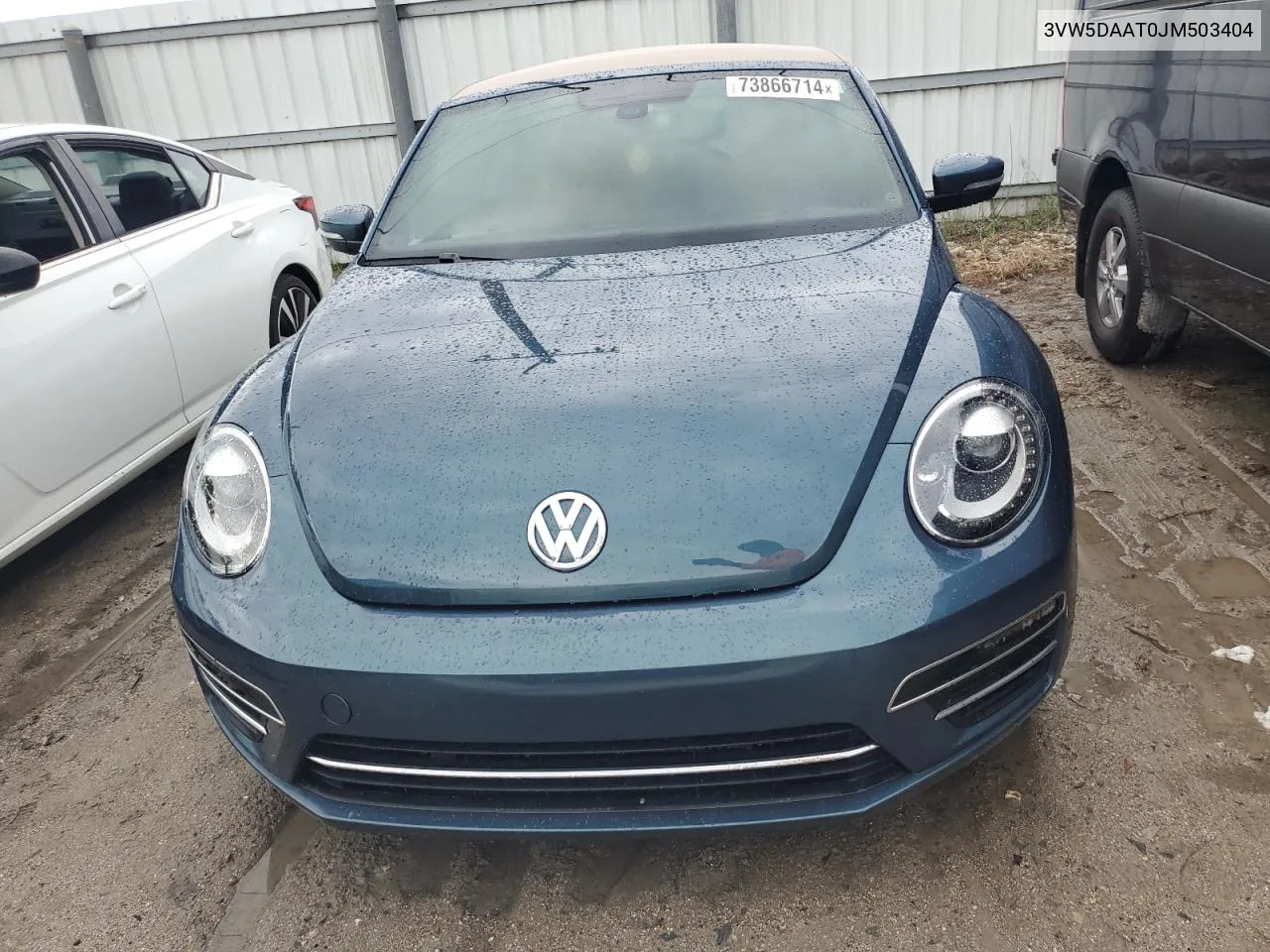 2018 Volkswagen Beetle S VIN: 3VW5DAAT0JM503404 Lot: 73866714