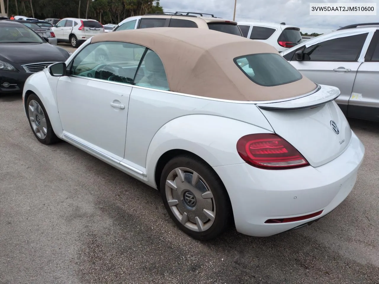 2018 Volkswagen Beetle S VIN: 3VW5DAAT2JM510600 Lot: 74873834