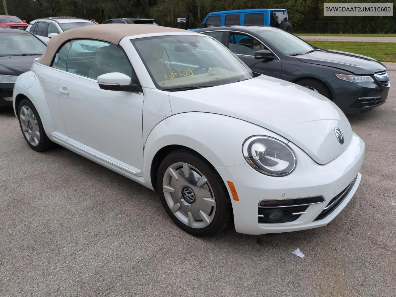 2018 Volkswagen Beetle S VIN: 3VW5DAAT2JM510600 Lot: 74873834