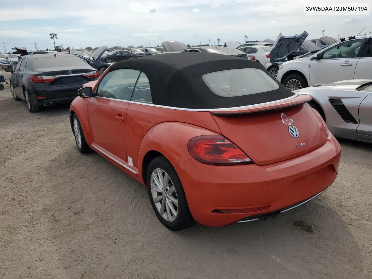 2018 Volkswagen Beetle S VIN: 3VW5DAAT2JM507194 Lot: 74972634