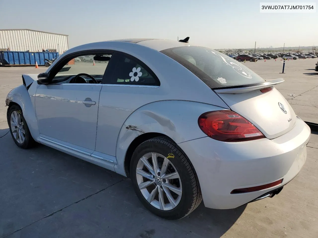 2018 Volkswagen Beetle Se VIN: 3VWJD7AT7JM701754 Lot: 75018544